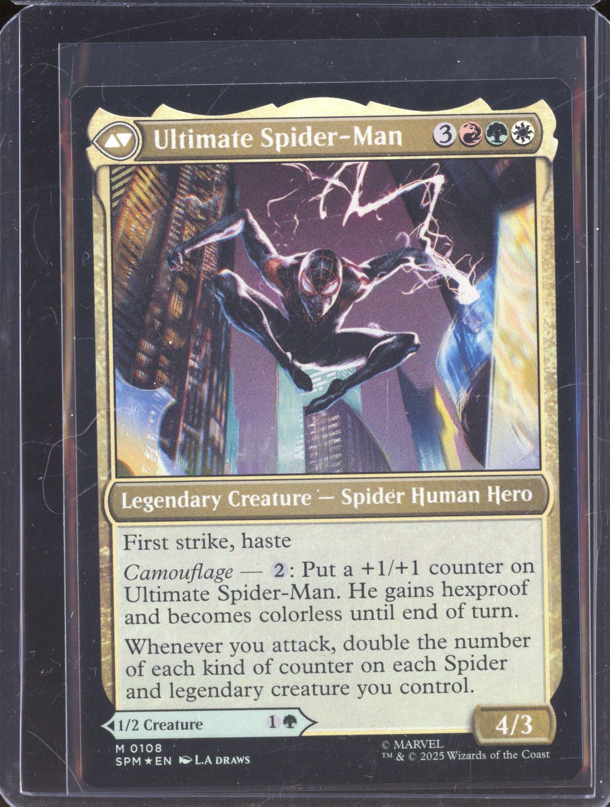 2025 MTG Marvel Spider-Man 0108 Miles Morales / Ultimate Spider-Man Foil