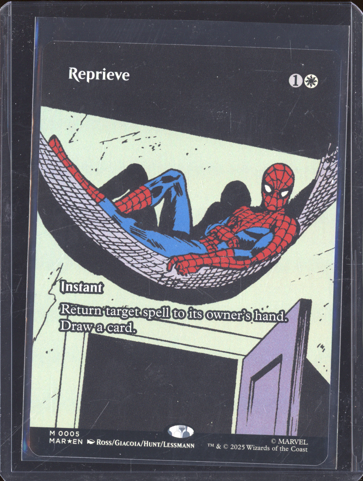 2025 MTG Marvel Spider-Man 0005 Reprieve Borderless Foil