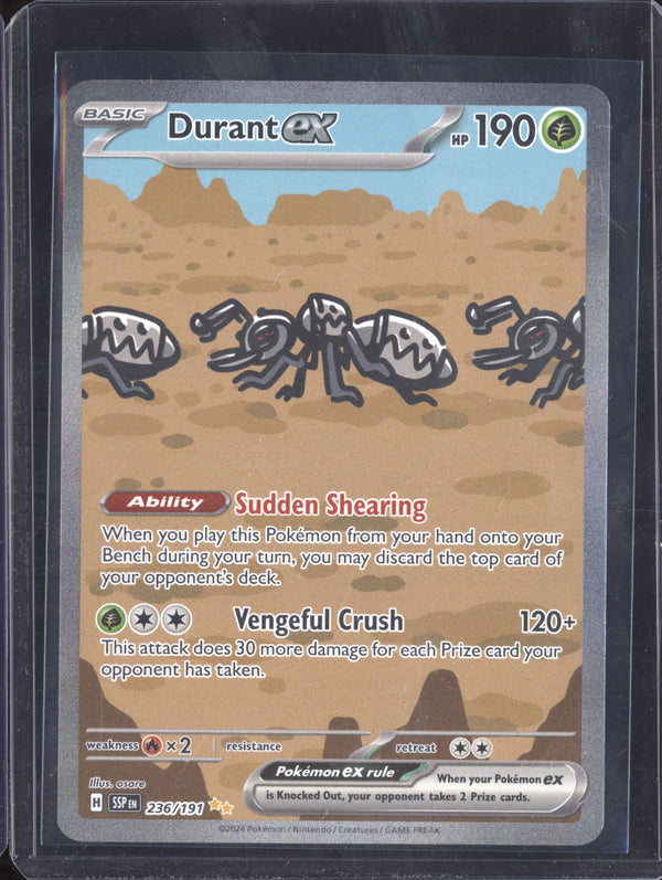 Durant ex 2024 Pokemon Surging Sparks 236/191 Special Illustration Rare