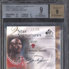 Jordan LeBron 2009-10 Upper Deck SP Signature 2 Star Auto 17/23 BGS 9/9