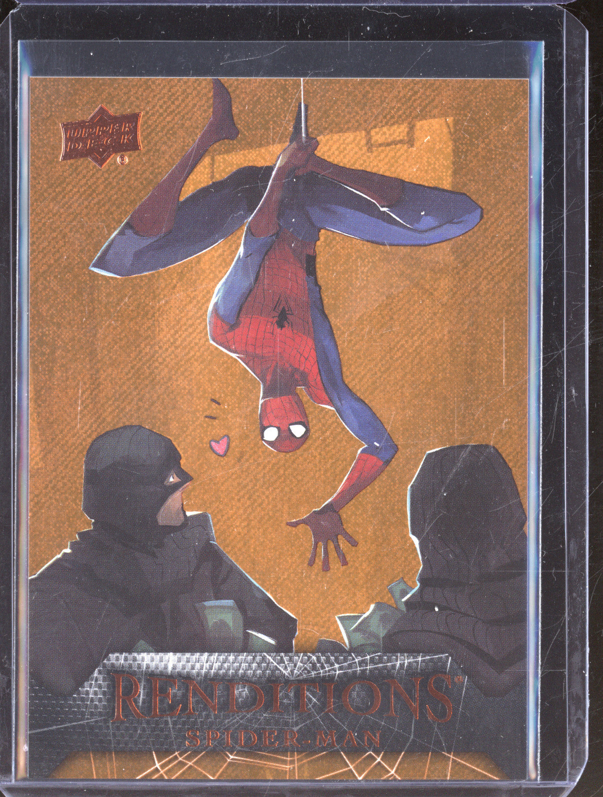 Spider-Man 2024 Upper Deck Renditions Spider-Man 62 Hobgoblin Orange 165/299