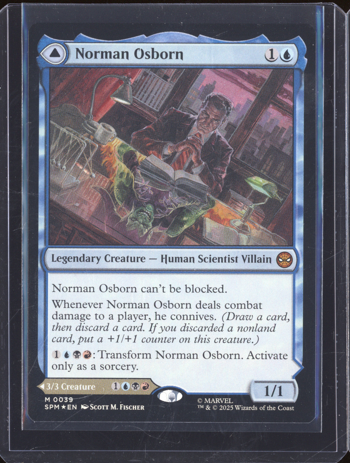 2025 MTG Marvel Spider-Man 0039 Norman Osborn / Green Goblin Foil