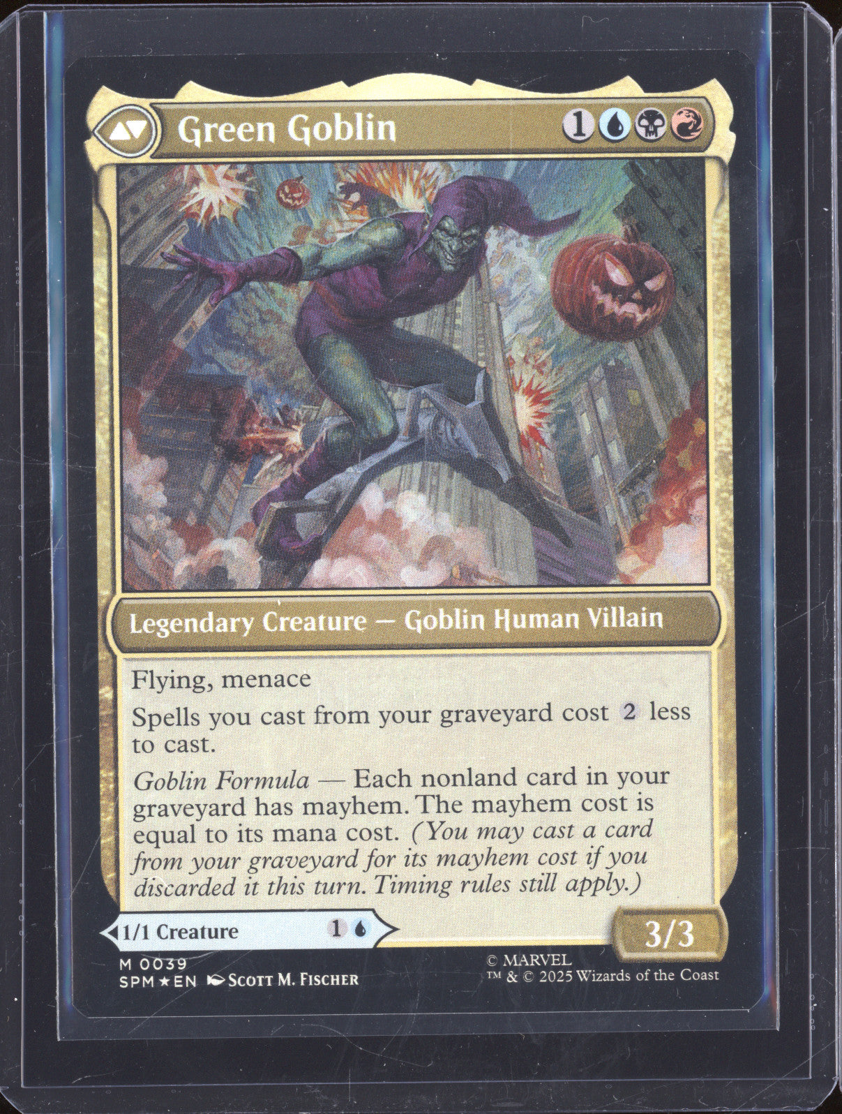2025 MTG Marvel Spider-Man 0039 Norman Osborn / Green Goblin Foil
