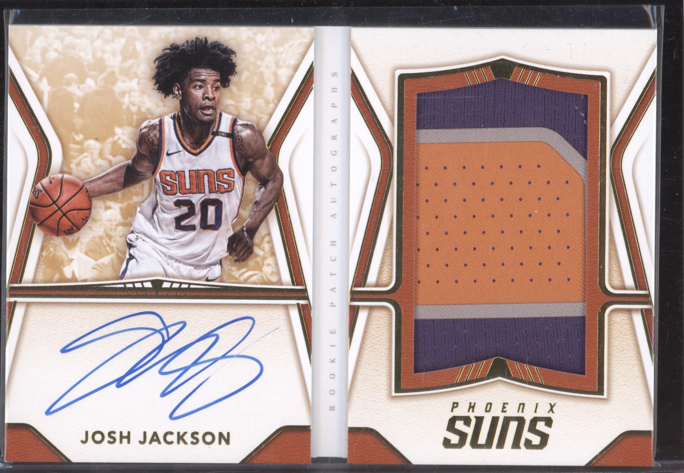 Josh Jackson 2017-18 Panini Opulence RPB-JJK Rookie Patch Booklet Auto RC 1/25