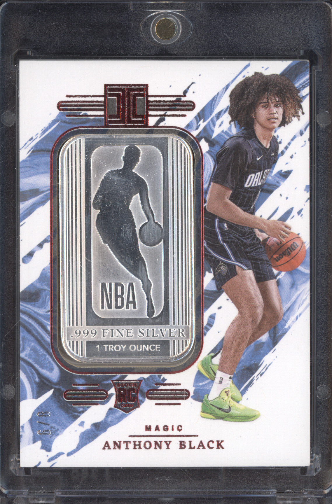 Anthony Black 2023-24 Panini Impeccable 36 Silver NBA Logo International RC 6/8