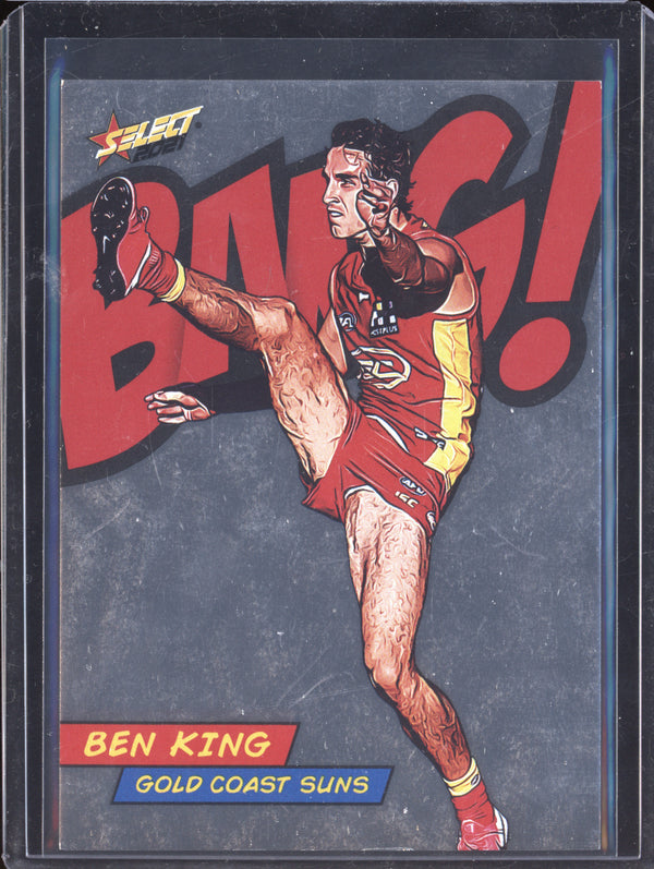 Ben King 2021 Select Footy Stars BC68 Bang! 192/210