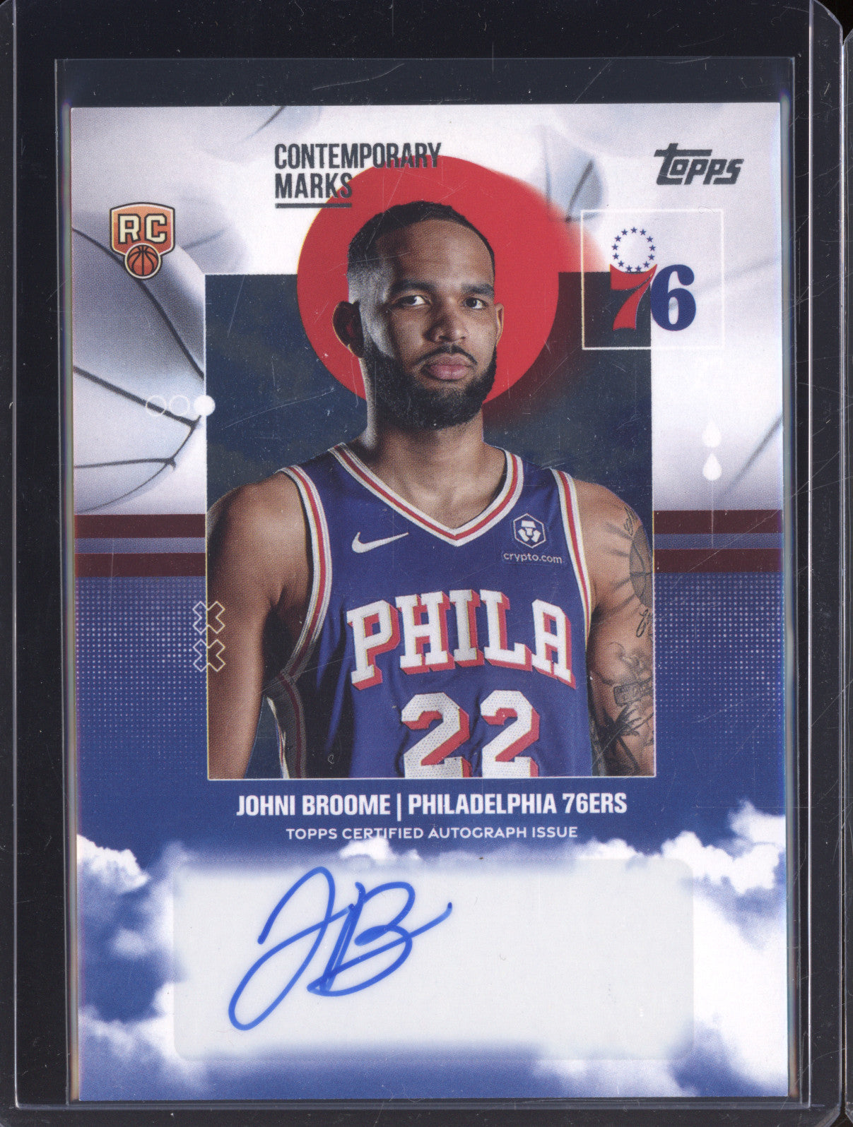 2025 NBA Basketball Topps Contemporary Marks Johni Broome Rookie Auto CM-JO RC