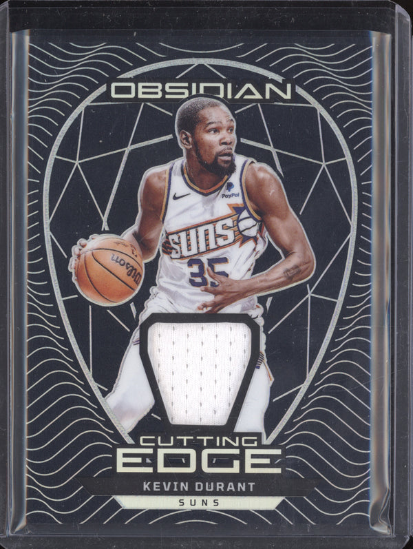 Kevin Durant 2023-24 Panini Obsidian CE-KDU Cutting Edge Memorabilia 164/249