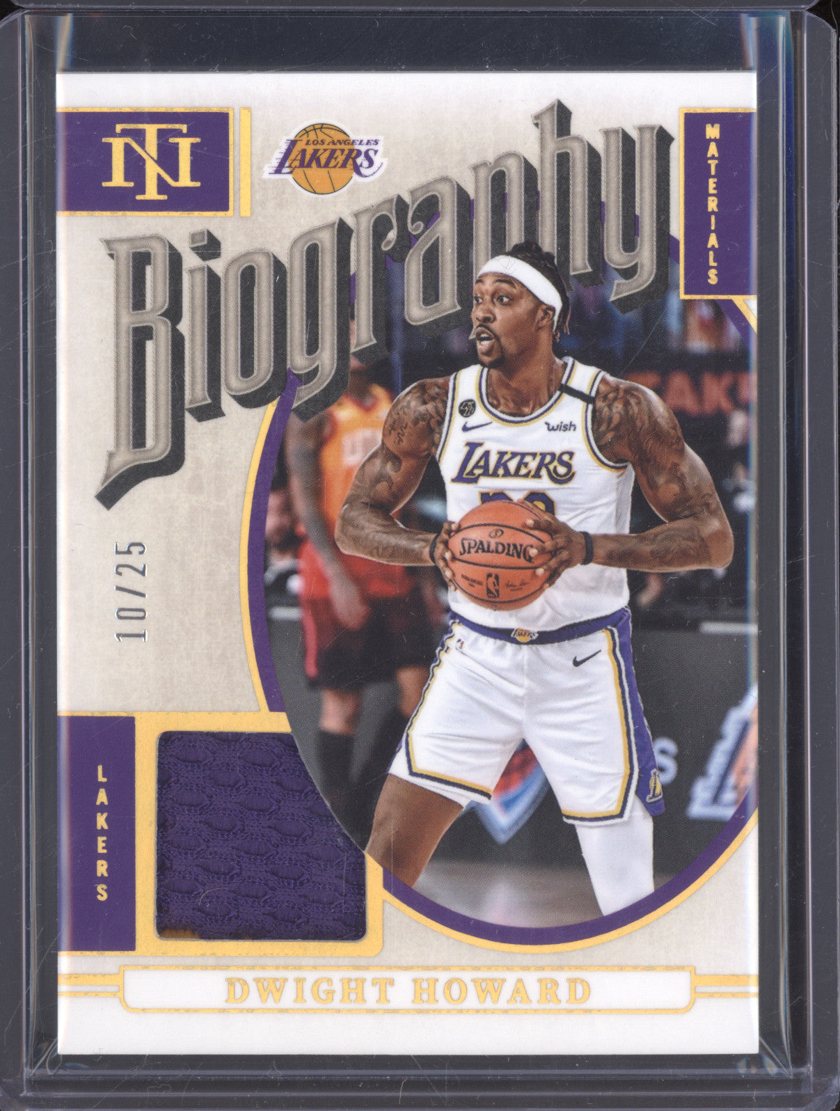 2024-25 Panini National Treasures BM-DWH Dwight Howard Biography 10/25