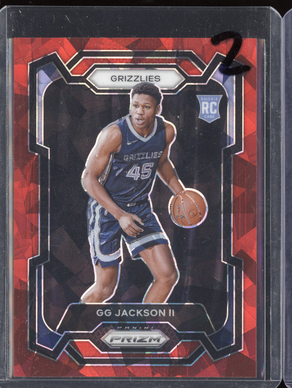 GG Jackson II 2023-24 Panini Prizm 179 Red Cracked Ice RC