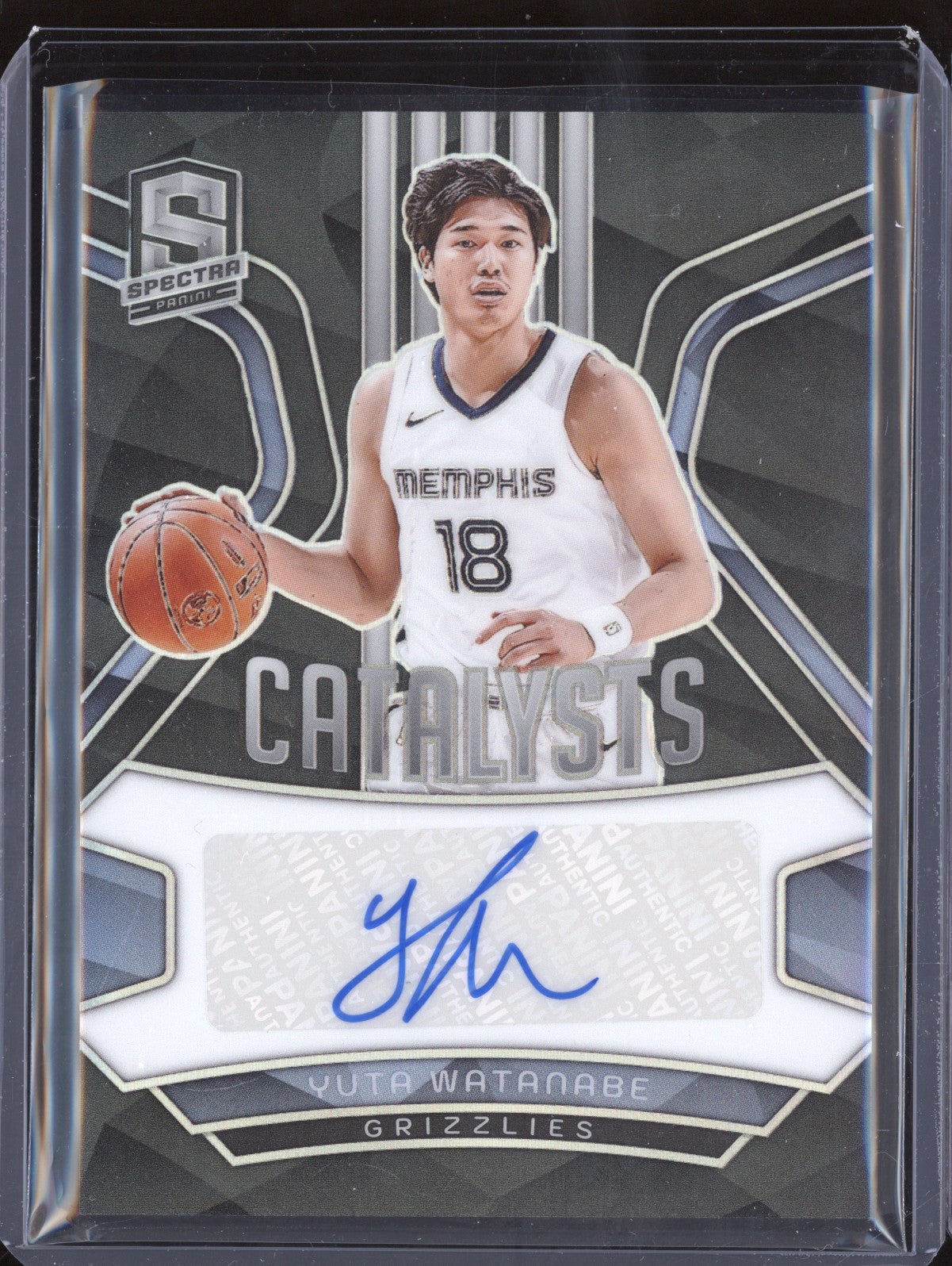 Yuta Watanabe 2023-24 Panini Spectra CS-YWB Catalysts Auto 33/99