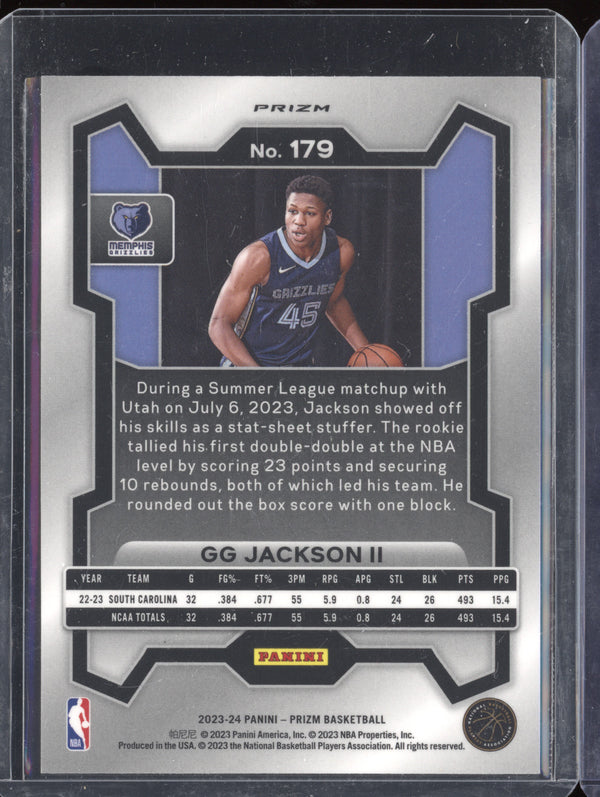 GG Jackson II 2023-24 Panini Prizm 179 Red Cracked Ice RC