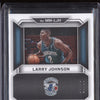 Larry Johnson 2022-23 Panini Obsidian Matrix Materials Auto Etch Yellow 10/10