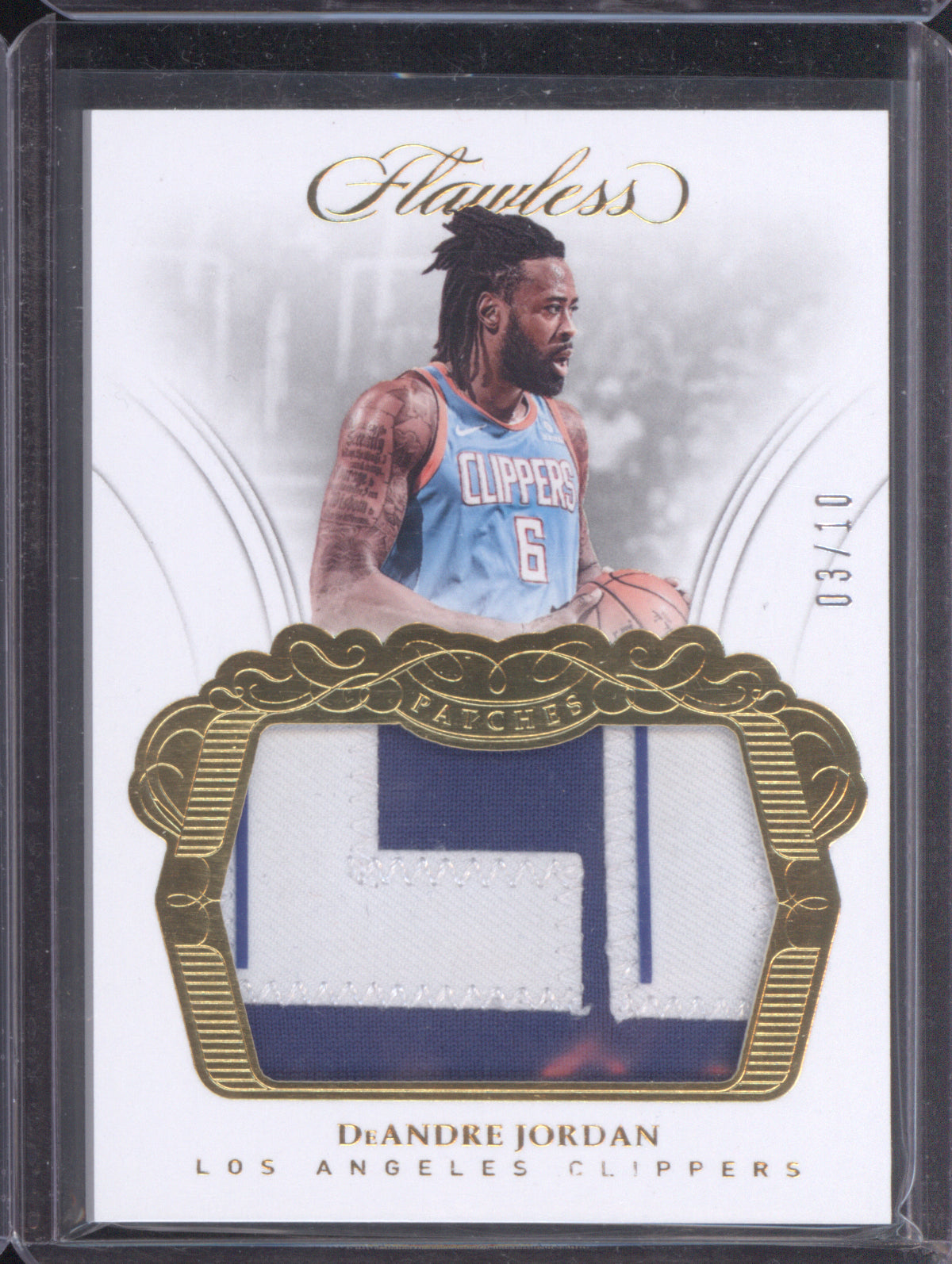 DeAndre Jordan 2017 Panini Flawless P-DJD Patches /10