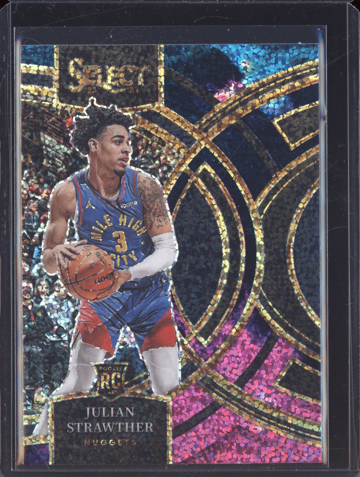 2023-24 Panini Select 101 Julian Strawther Cosmic Premier RC