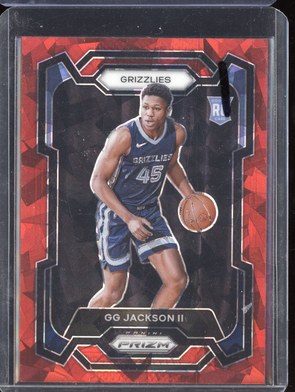 GG Jackson II 2023-24 Panini Prizm 179 Red Cracked Ice RC