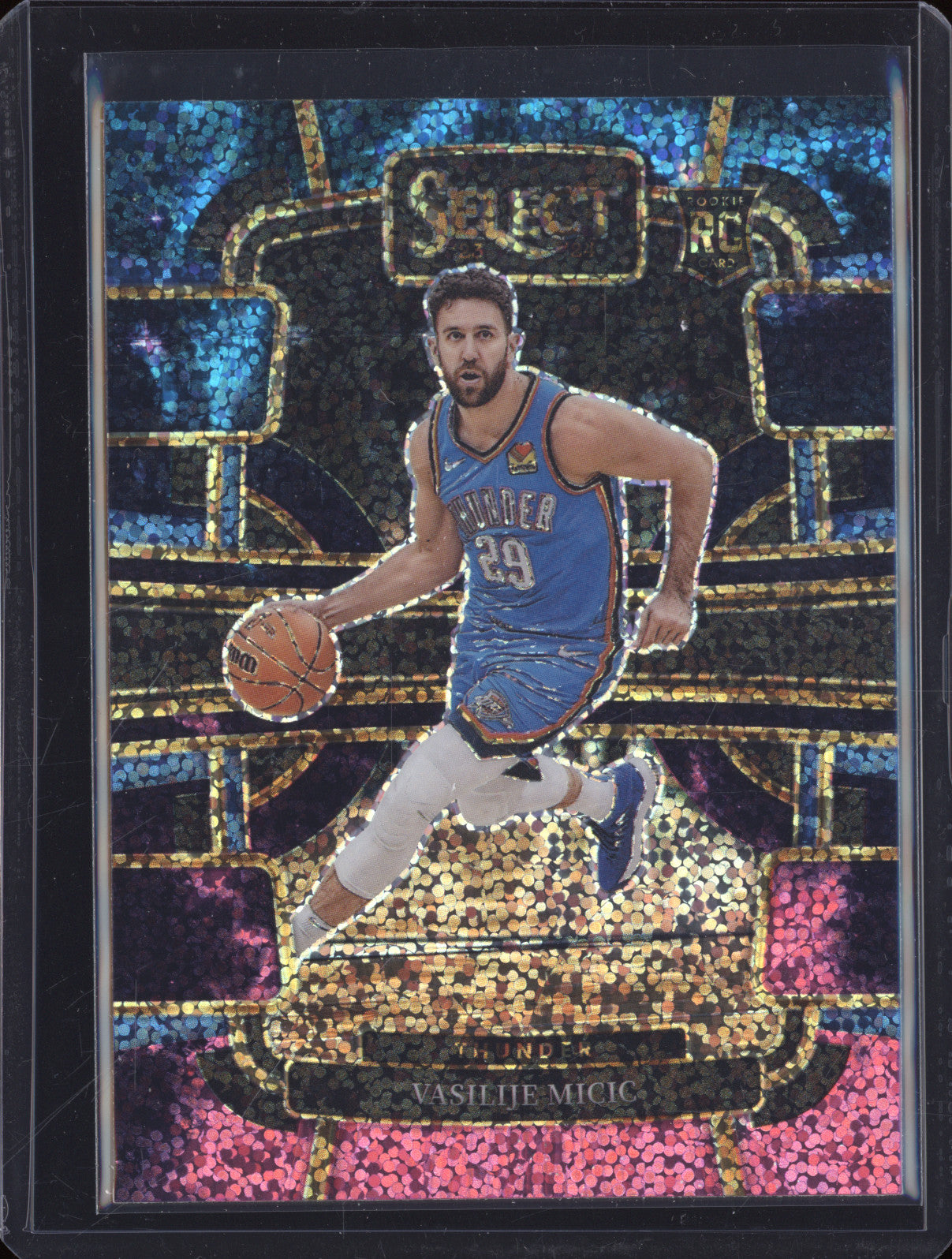 2023-24 Panini Select 92 Vasilije Micic Cosmic Concourse RC