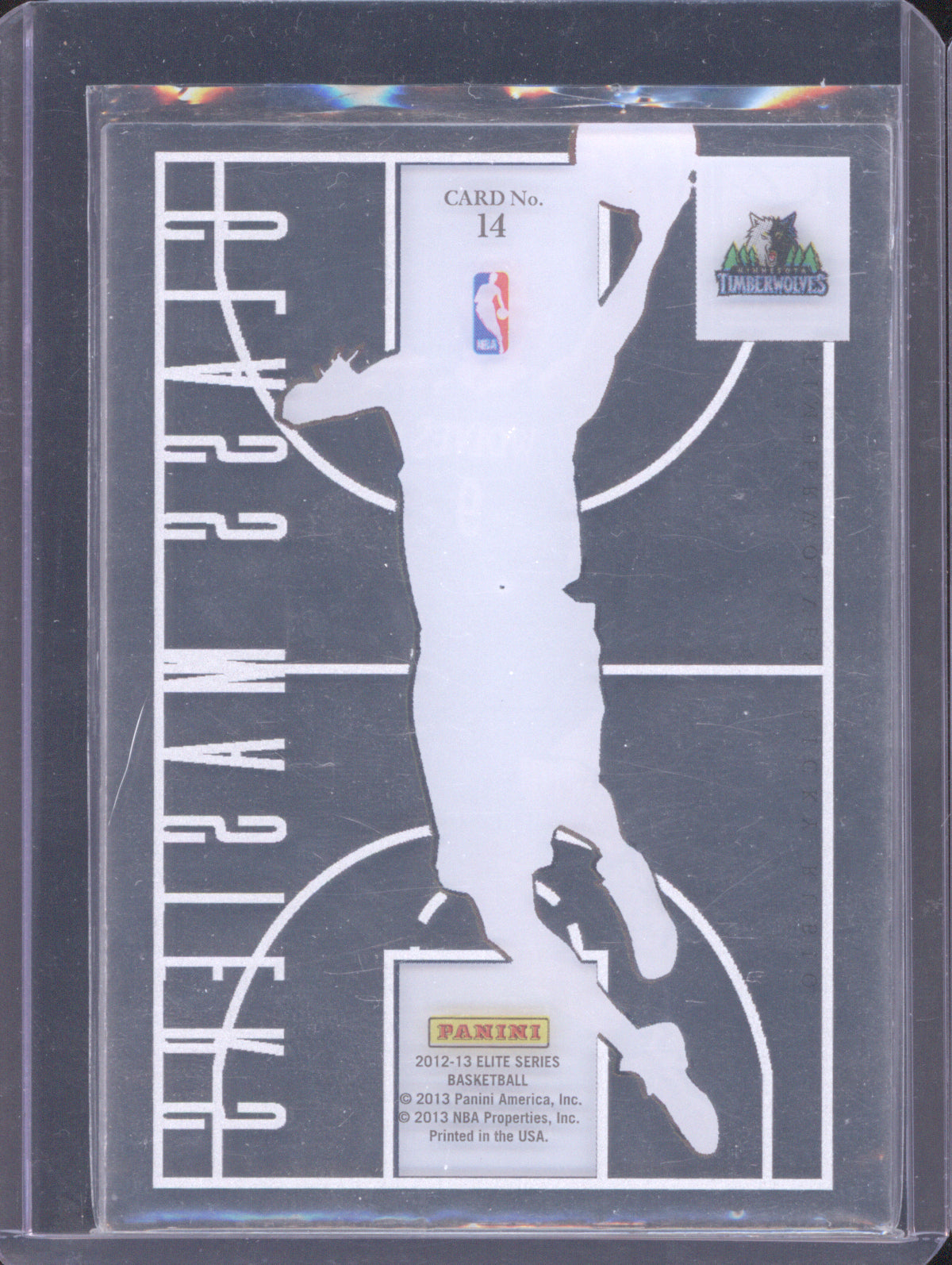 Ricky Rubio 2012-13 Elite Glass Masters 14