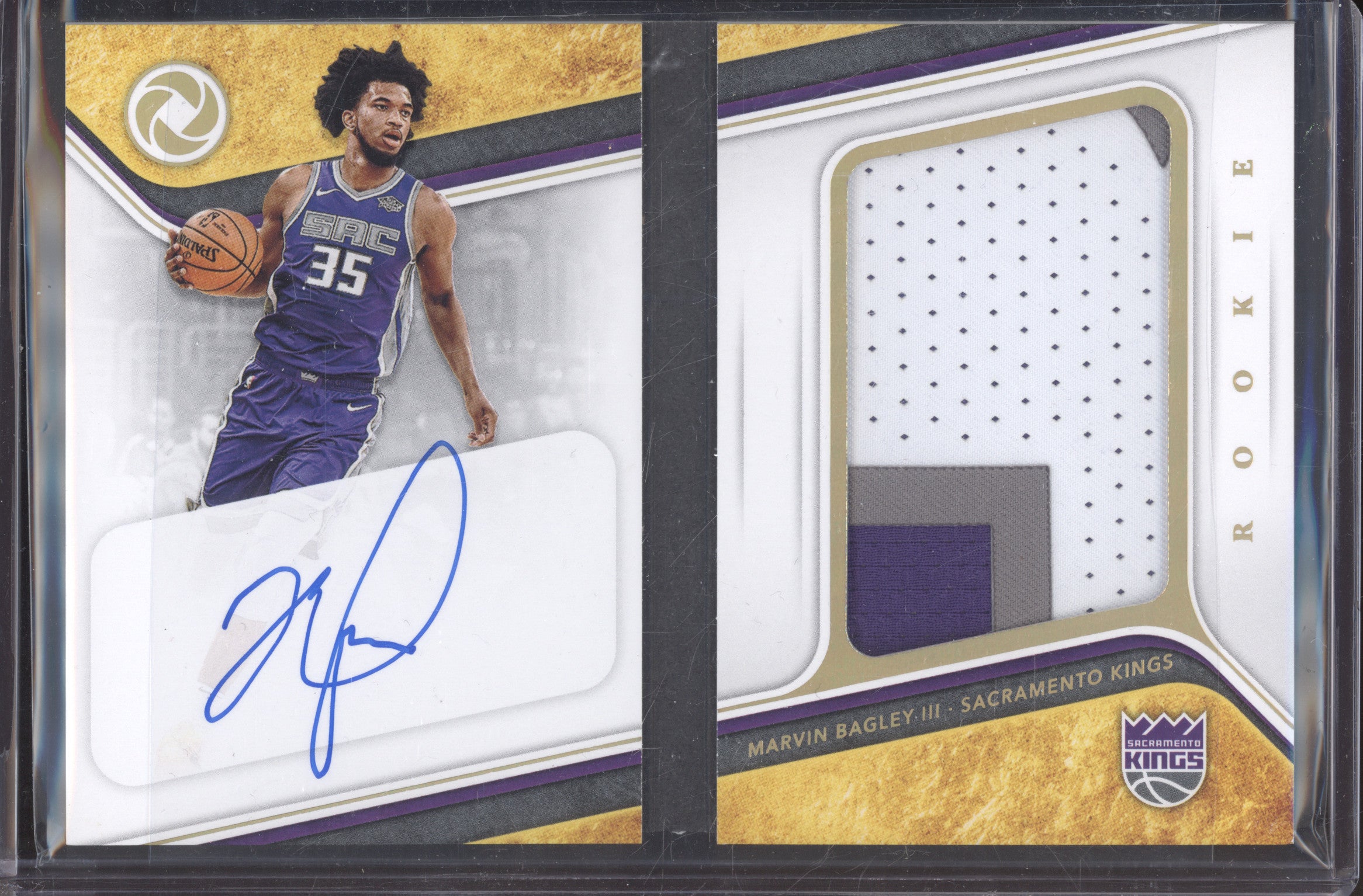 Marvin Bagley III 2018-19 Panini Opulence RPA-MB Rookie Patch Auto RC 10/25