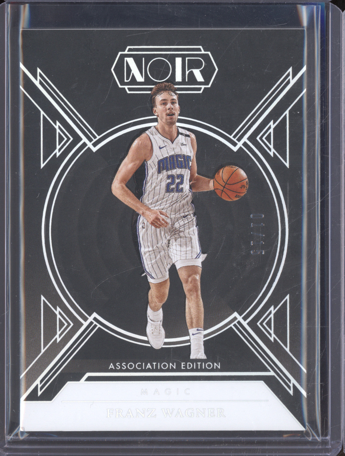 2024-25 Panini Noir Association Edition 52 Franz Wagner 01/15