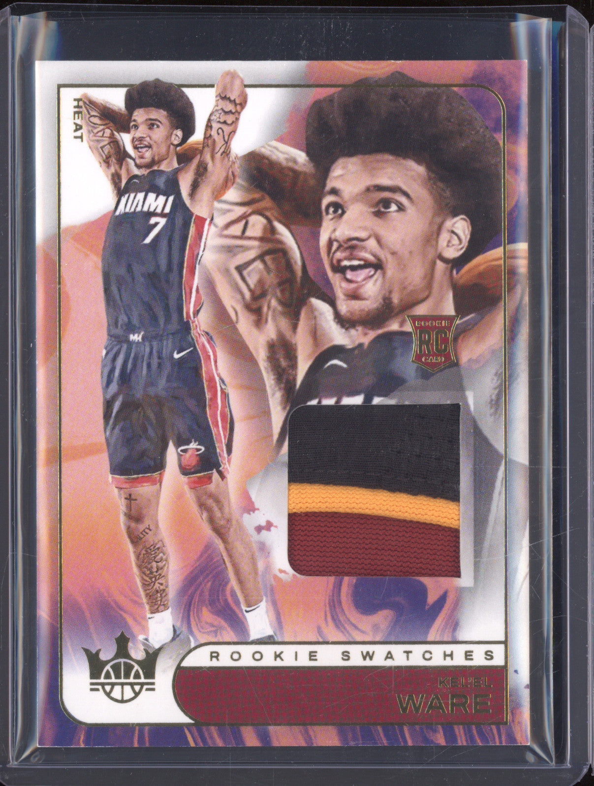 2024-25 Panini Court Kings RJS-KLL Kel'el Ware Rookie Swatches