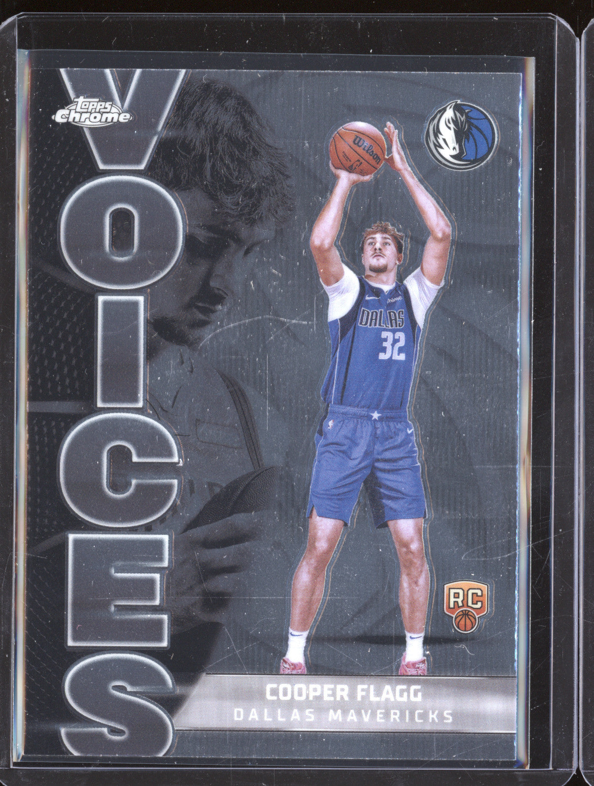 Cooper Flagg 2025-26 Topps Chrome Voices VS-6 RC