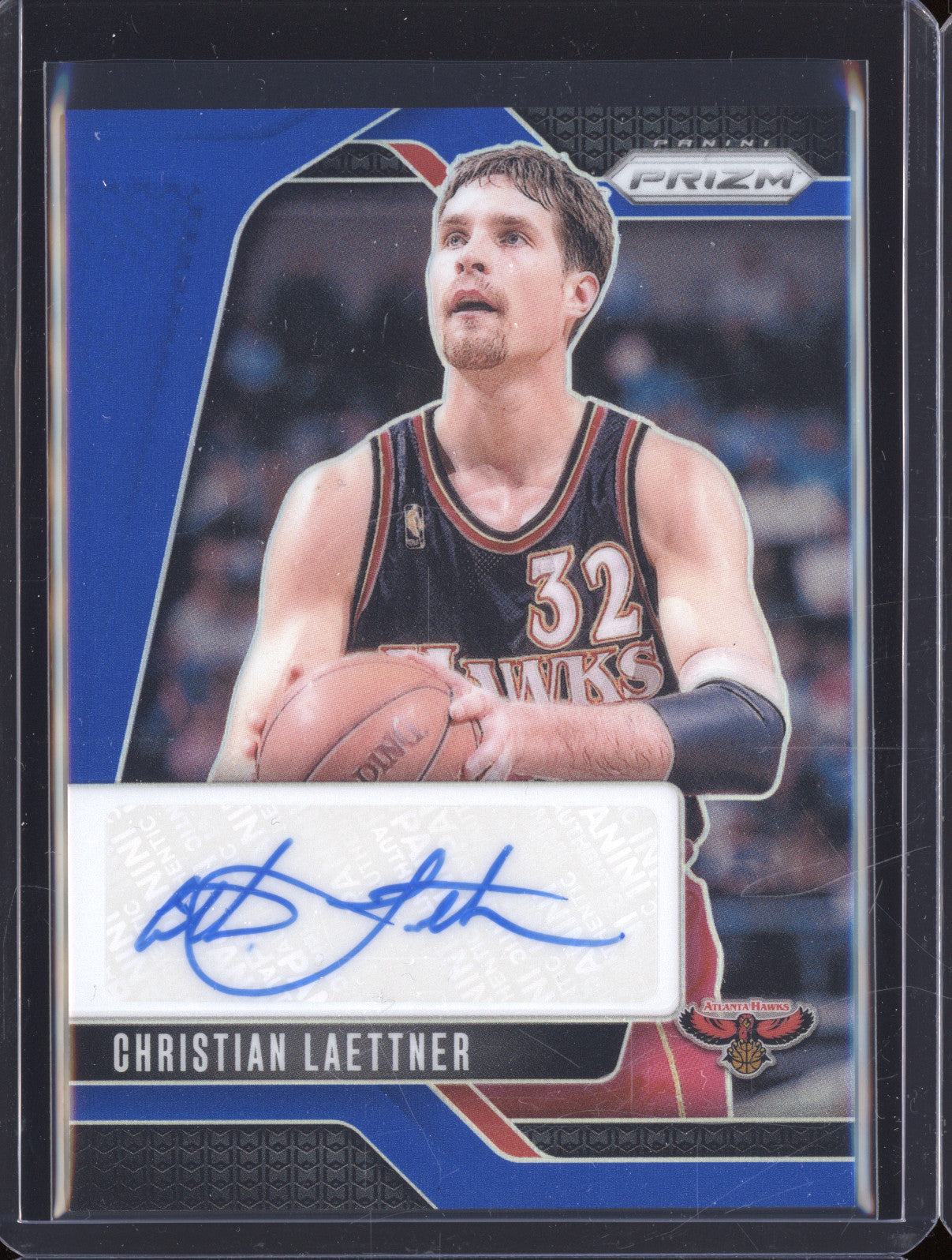 2024-25 Panini Prizm SIG-CLH Christian Laettner Blue Prizm Auto /49