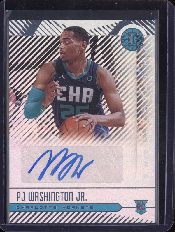 PJ Washington Jr 2019-20 Panini Illusions PS-PJW Rookie Signs Auto