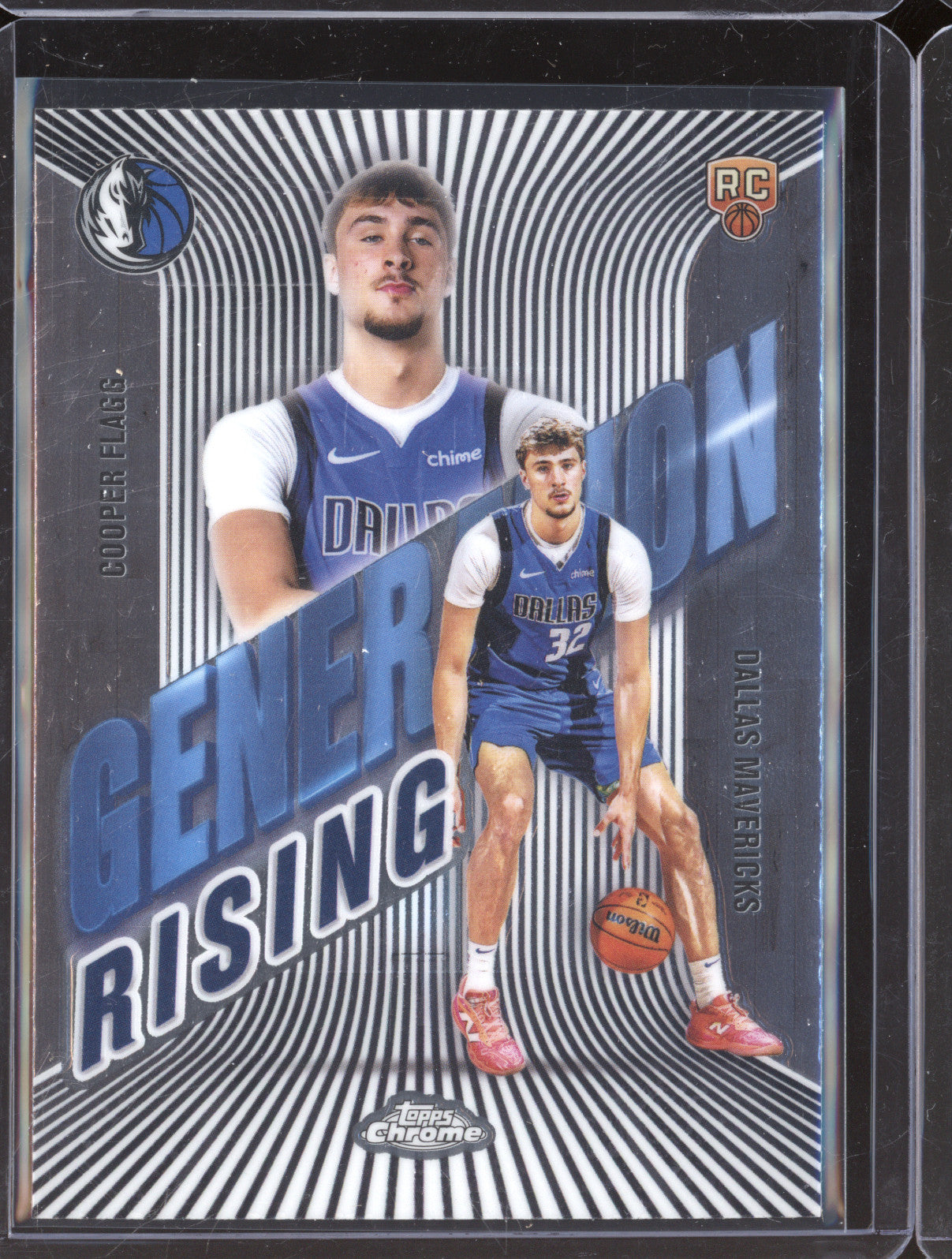 Cooper Flagg 2025-26 Topps Chrome Generation Rising GR-1 RC