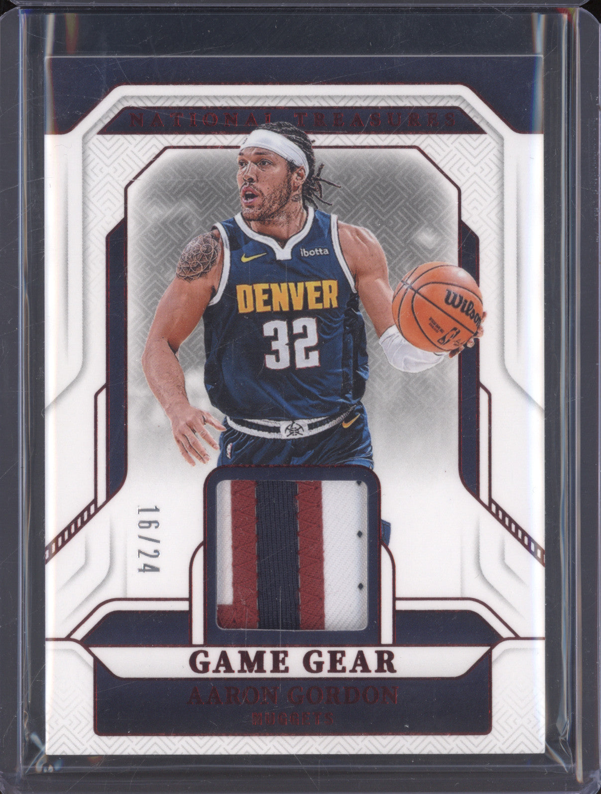 2024-25 Panini National Treasures Game Gear Aaron Gordon 16/24
