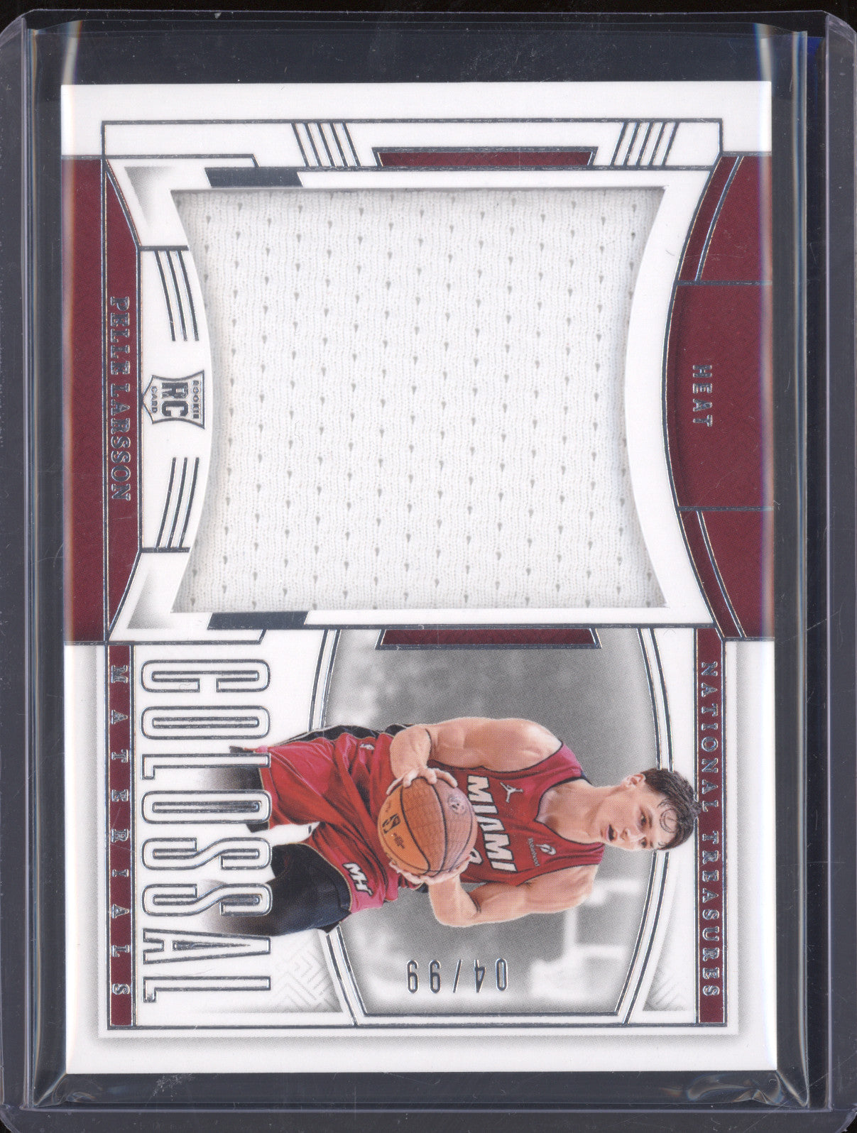 2024-25 Panini National Treasures CRM-PEL Pelle Larsson Colossal RC 04/99