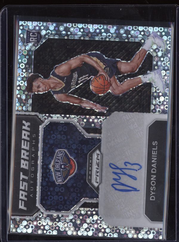 Dyson Daniels 2022-23 Panini Prizm FBR-DDP Fast Break Autograph RC