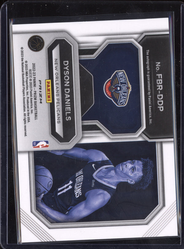 Dyson Daniels 2022-23 Panini Prizm FBR-DDP Fast Break Autograph RC