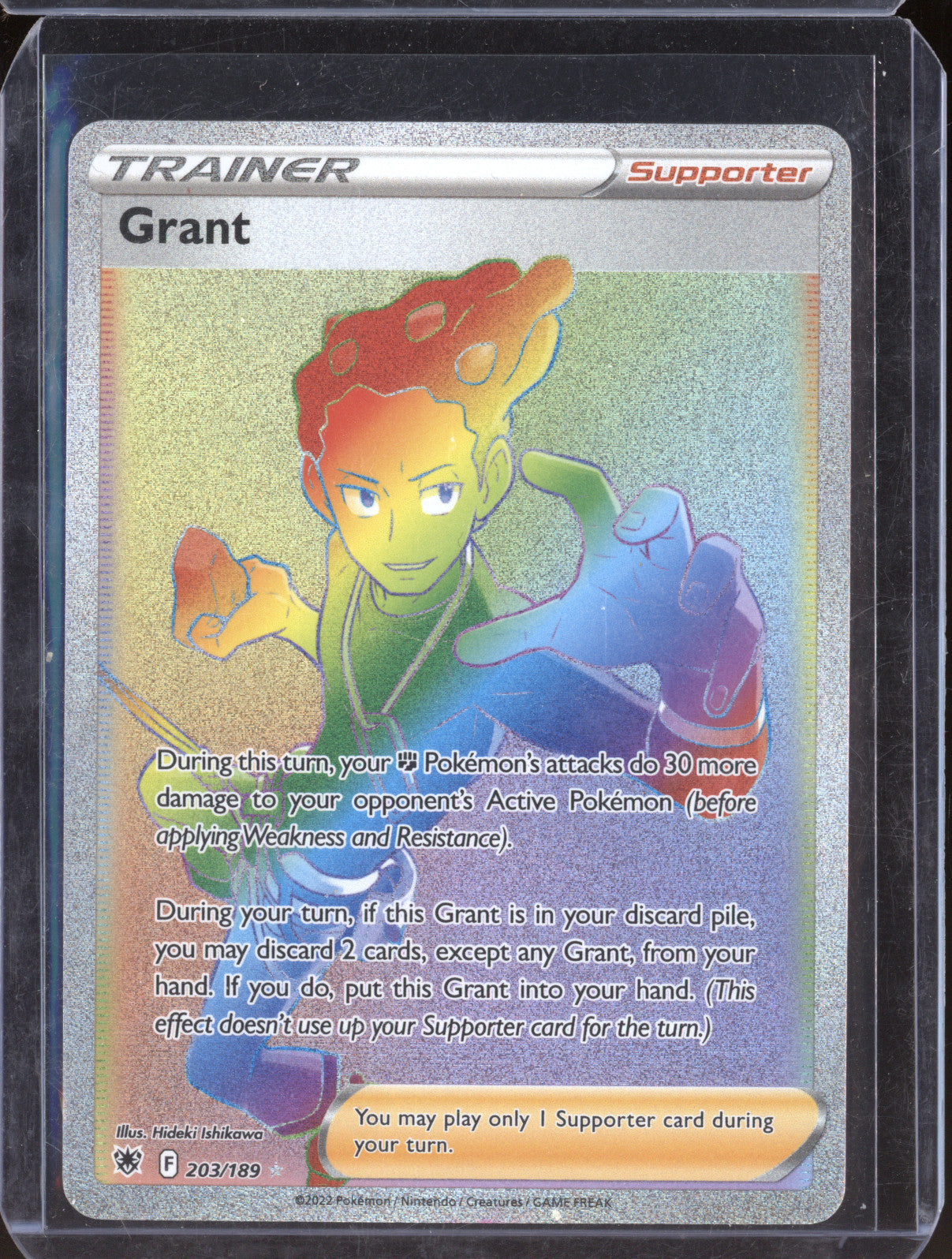 Pokemon 2022 Astral Radiance Grant 203/189 Rainbow Secret Rare