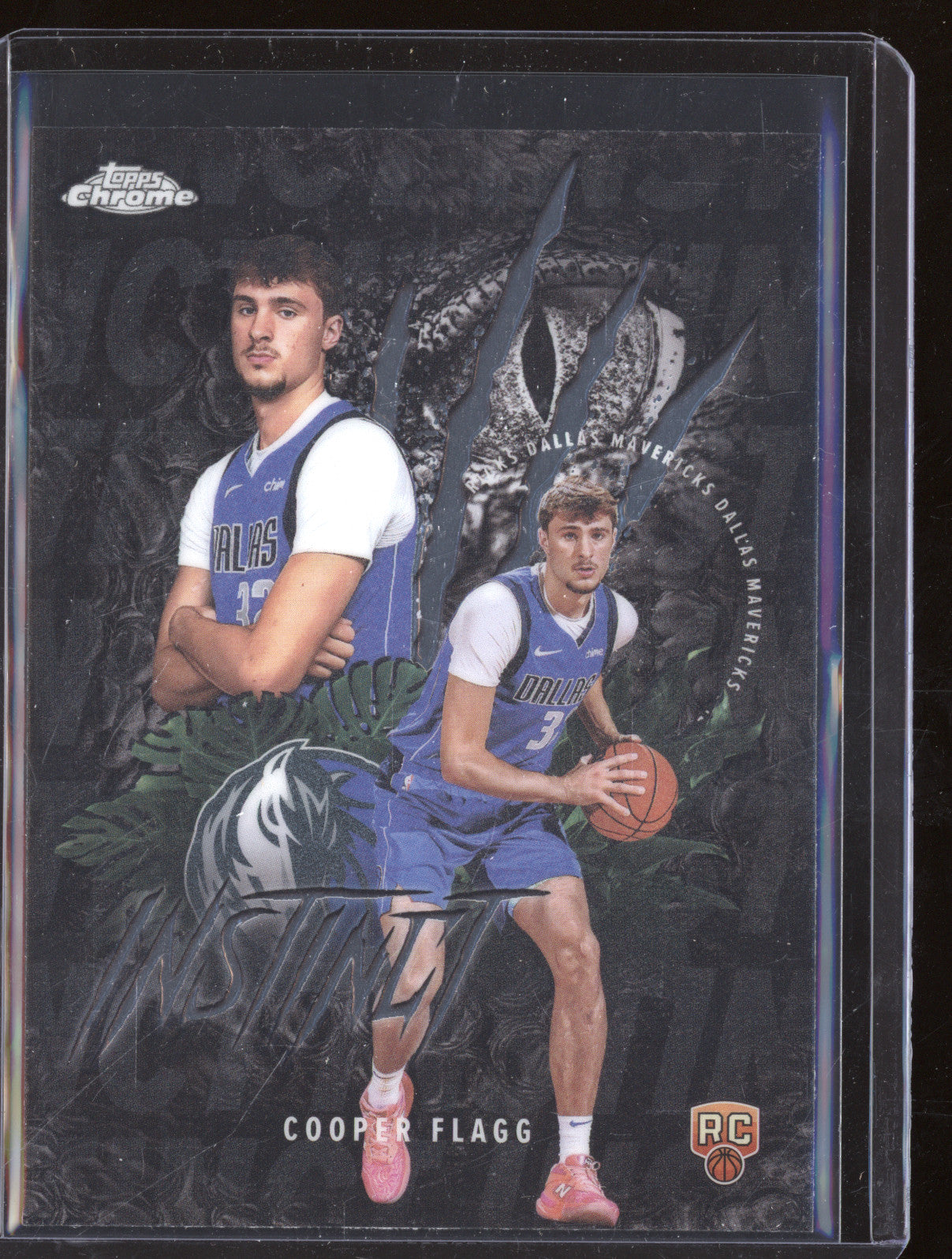 Cooper Flagg 2025-26 Topps Chrome INS-11 Instinct RC