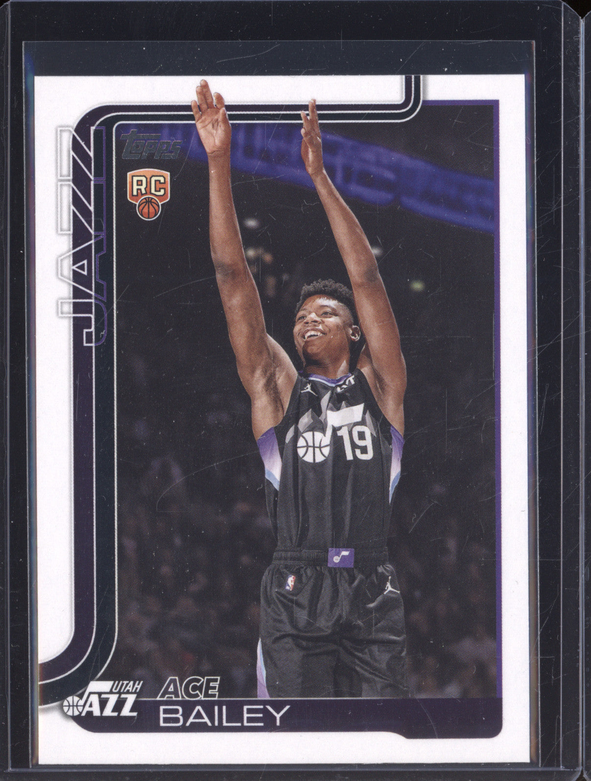 2025 NBA Basketball Topps 205 Ace Bailey Rookie RC