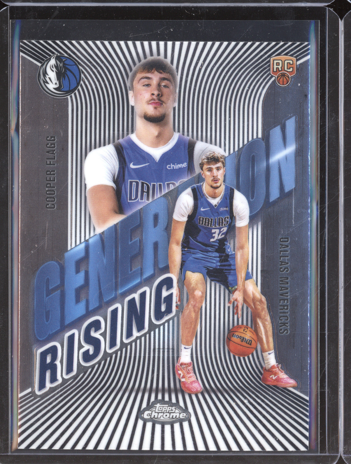 Cooper Flagg 2025-26 Topps Chrome Generation Rising GR-1 RC