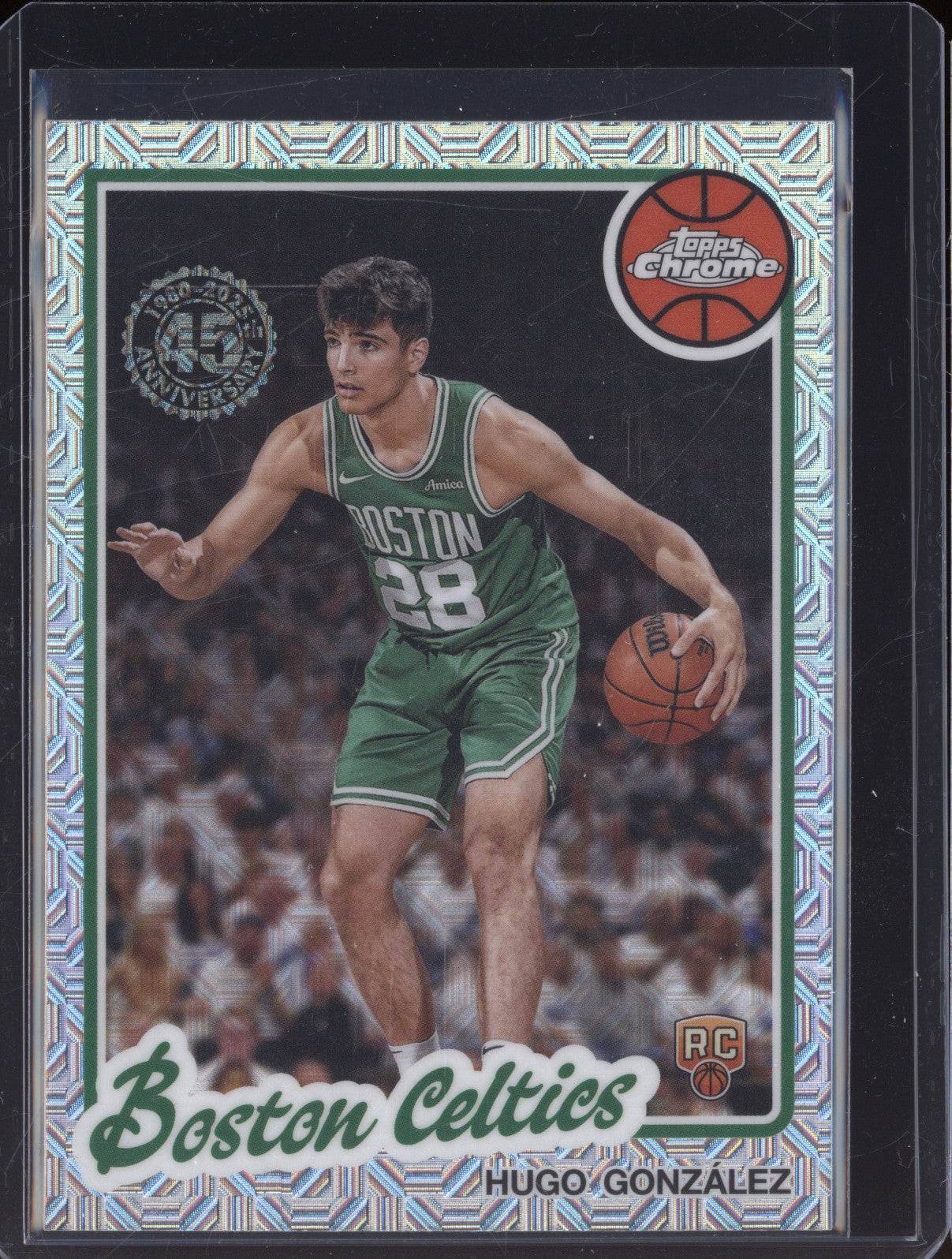 2025 Topps Basketball TC-HG Hugo Gonzalez 1980-81 Chrome RC