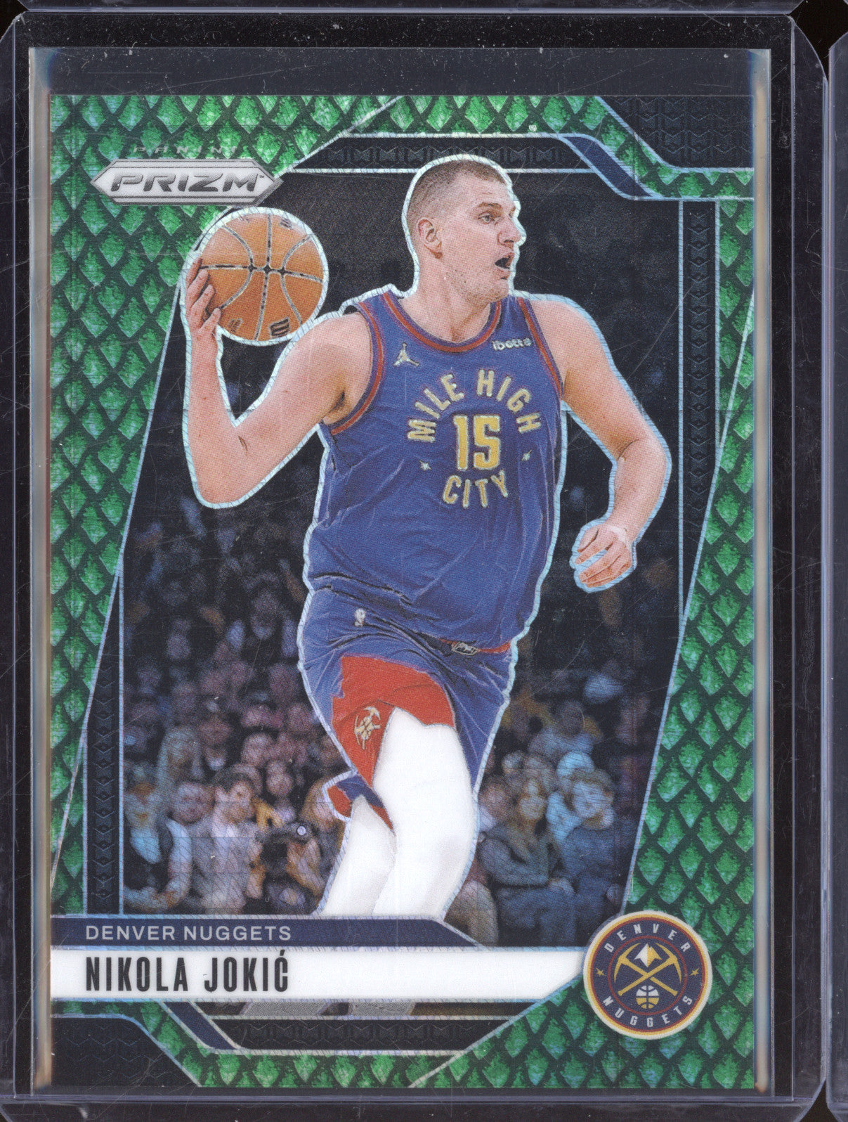 2024-25 Panini Prizm 129 Nikola Jokic Jade Dragon Scale /48