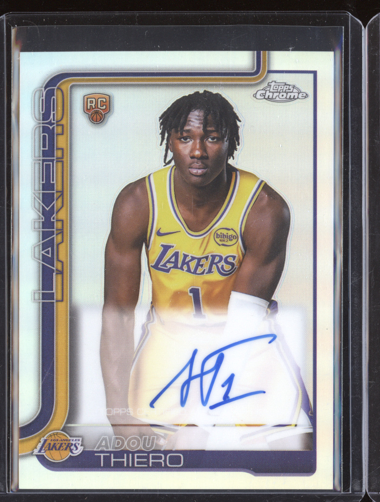 Adou Thiero 2025-26 Topps Chrome TCAR-AT Rookie Auto Refractor RC