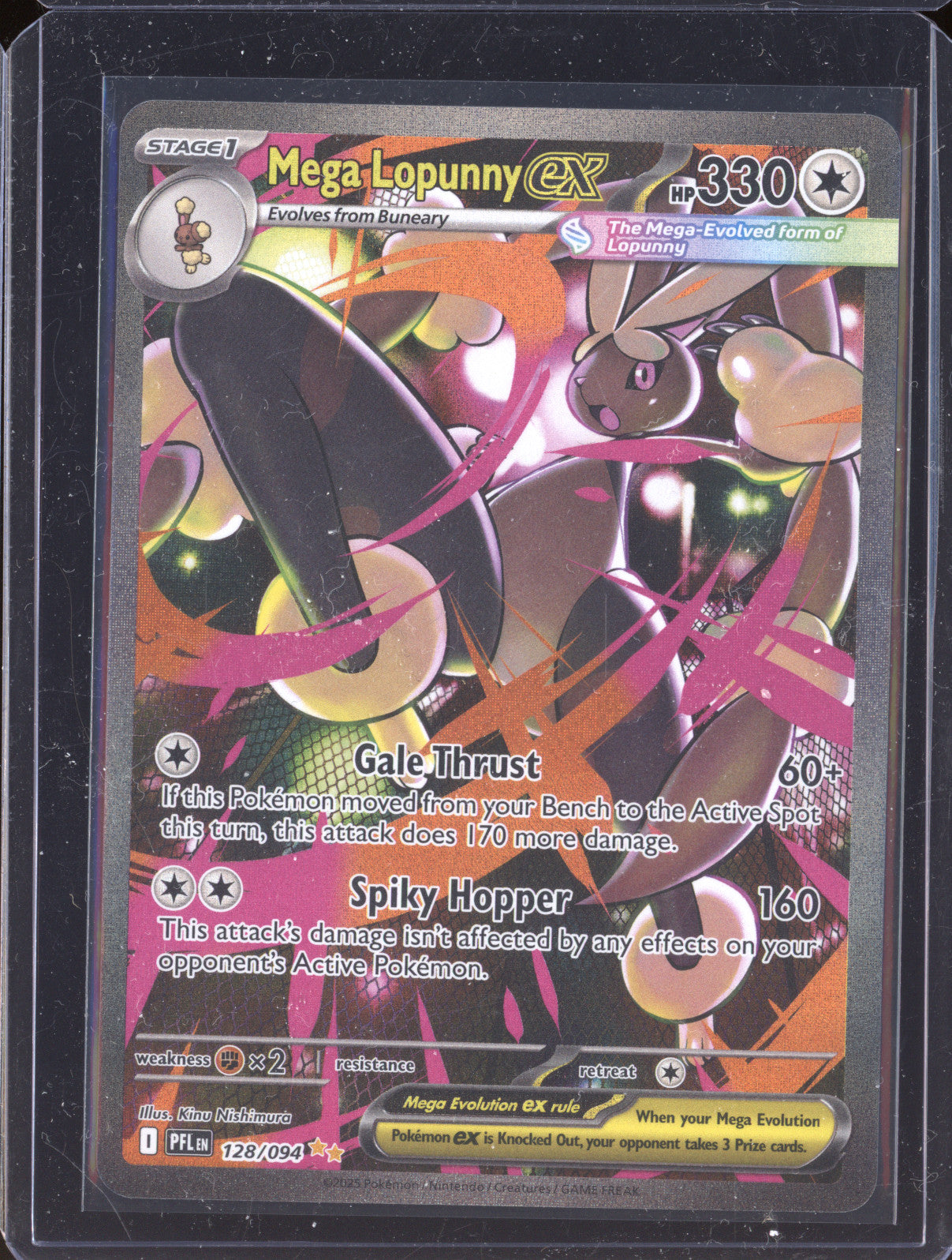 2021 Pokemon Phantasmal Flames 128/094 Mega Lopunny ex Phantasmal Flames