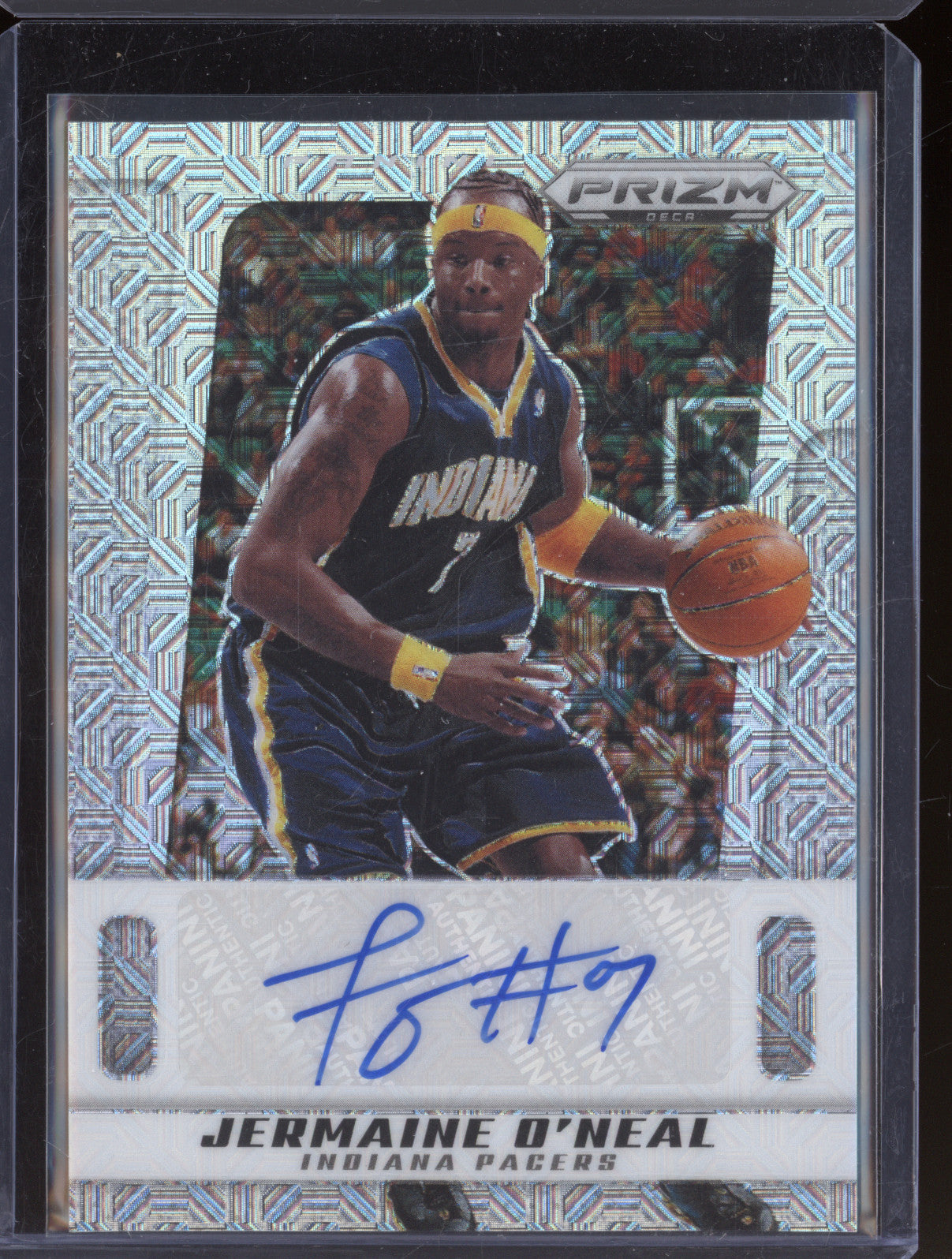 2024-25 Panini Prizm Deca PDS-JON Jermaine O'Neal Mojo Auto /25