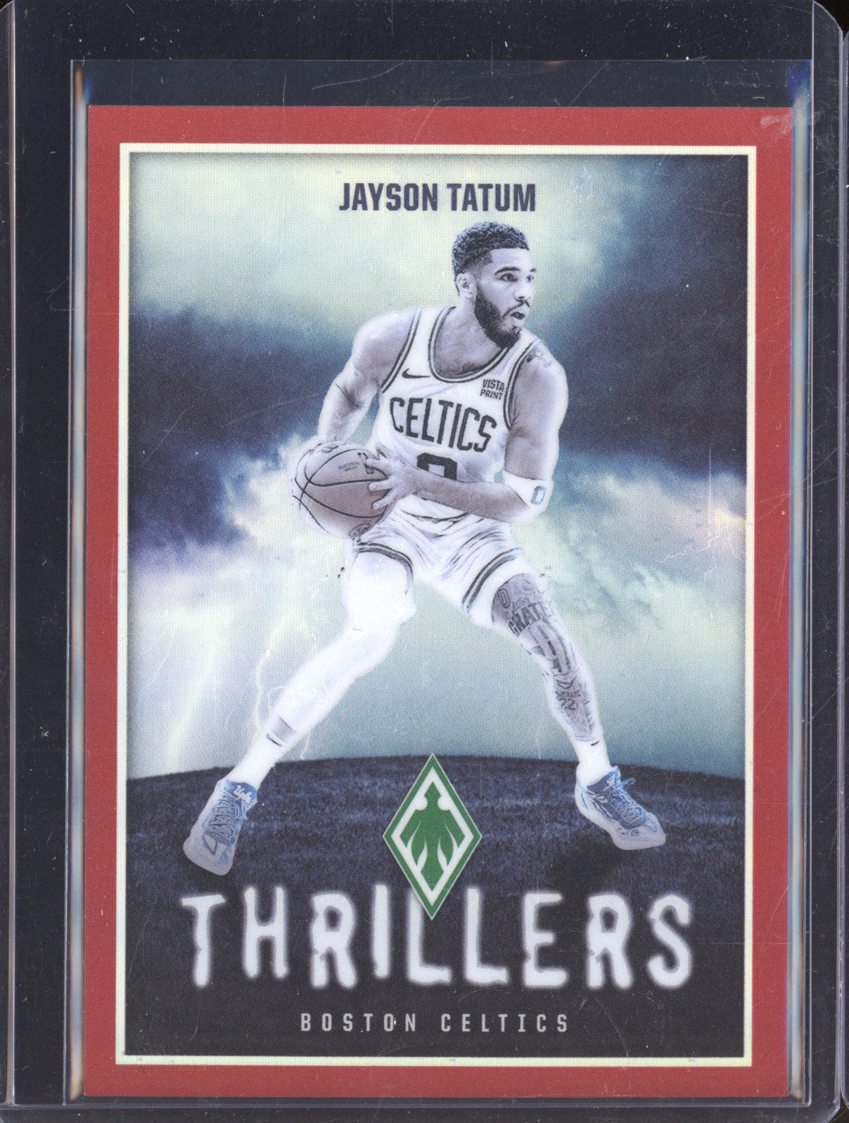 Jayson Tatum 2023-24 Panini Phoenix 11 Thrillers Red 111/125