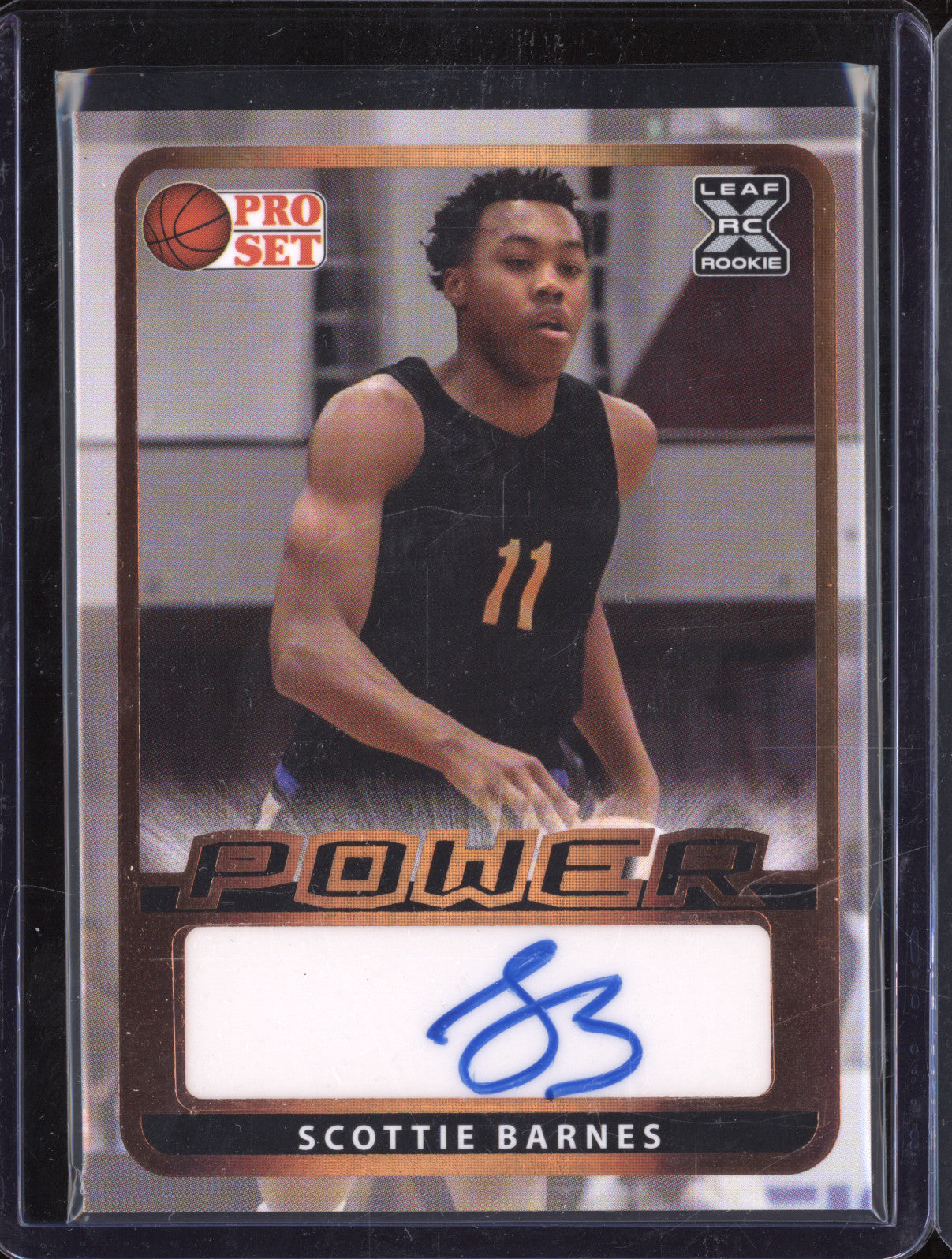 2021 Leaf Pro Set Power BA-SB1 Scottie Barnes Base RC Auto