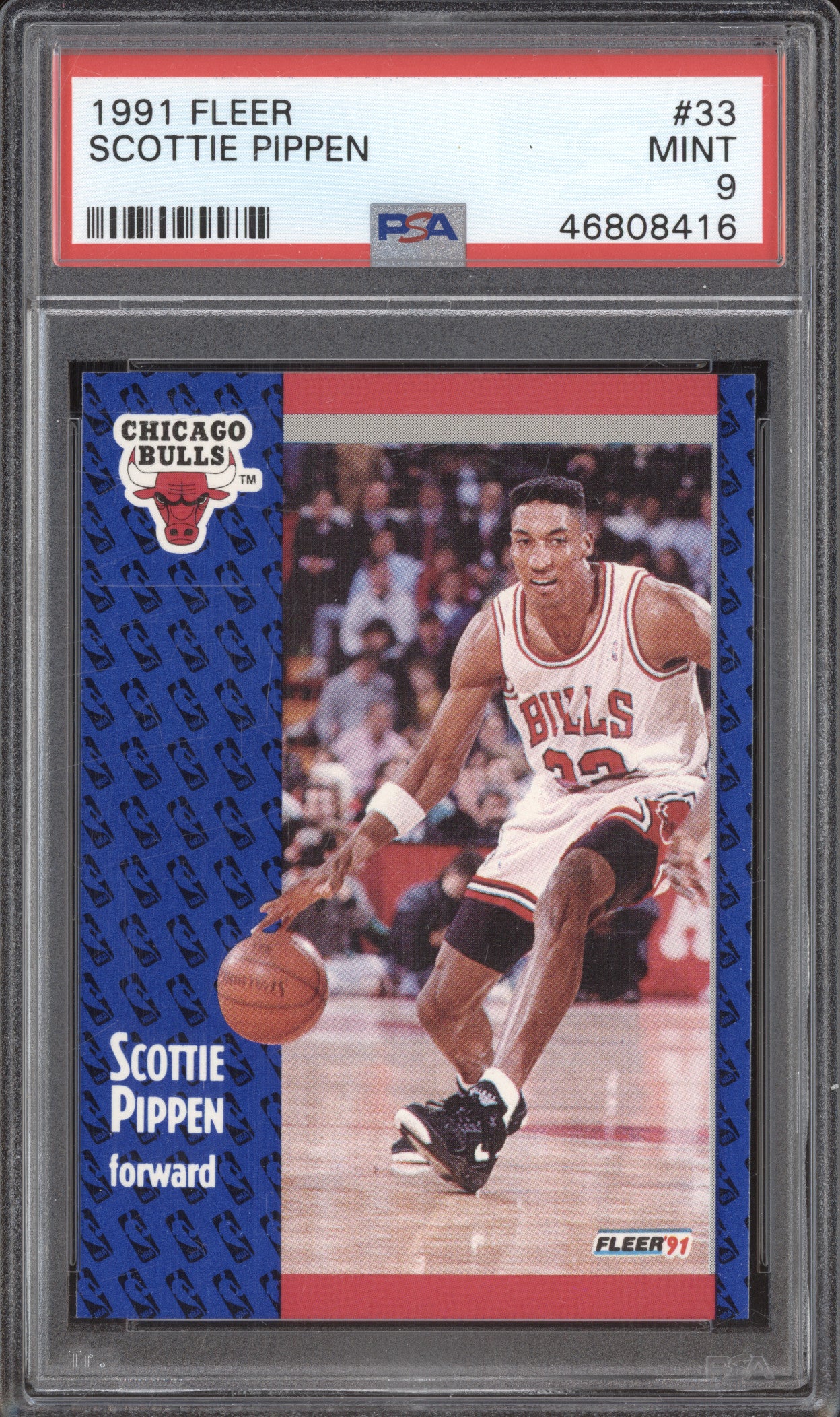 Scottie Pippen 1990-91 Fleer  33 PSA 9