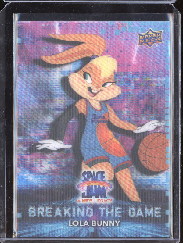 Lola Bunny 2021 Upper Deck Space Jam: A New Legacy 3D-17 Breaking the Game