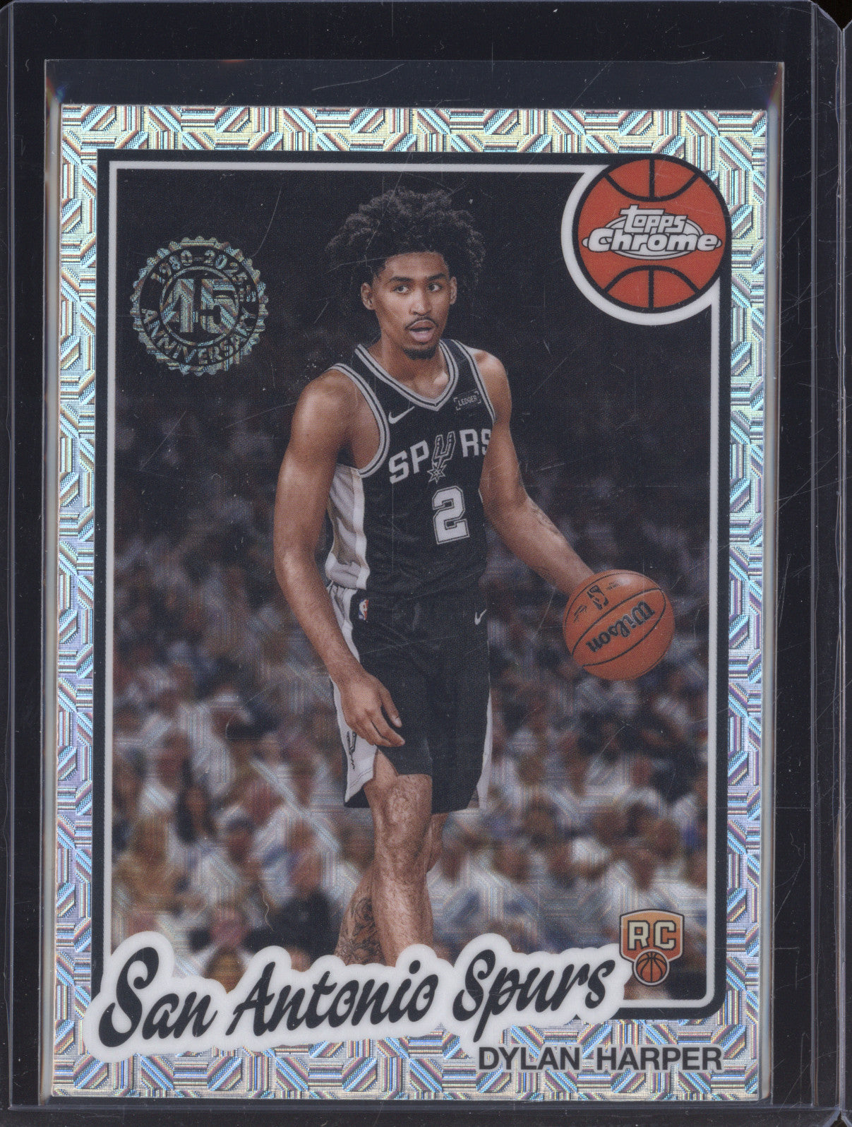 2025 NBA Basketball Topps 1980-81 Chrome TC-DH Dylan Harper Rookie RC