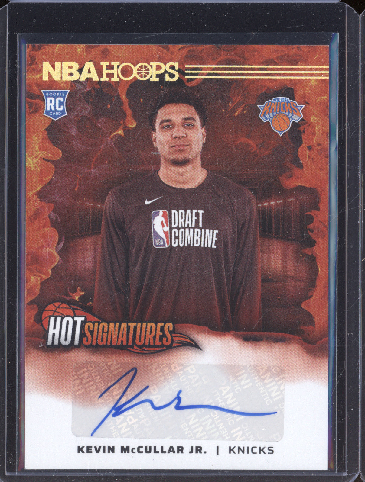 2024-25 Panini Hoops HSR-KEV Kevin McCullar Jr. Hot Signatures Auto RC