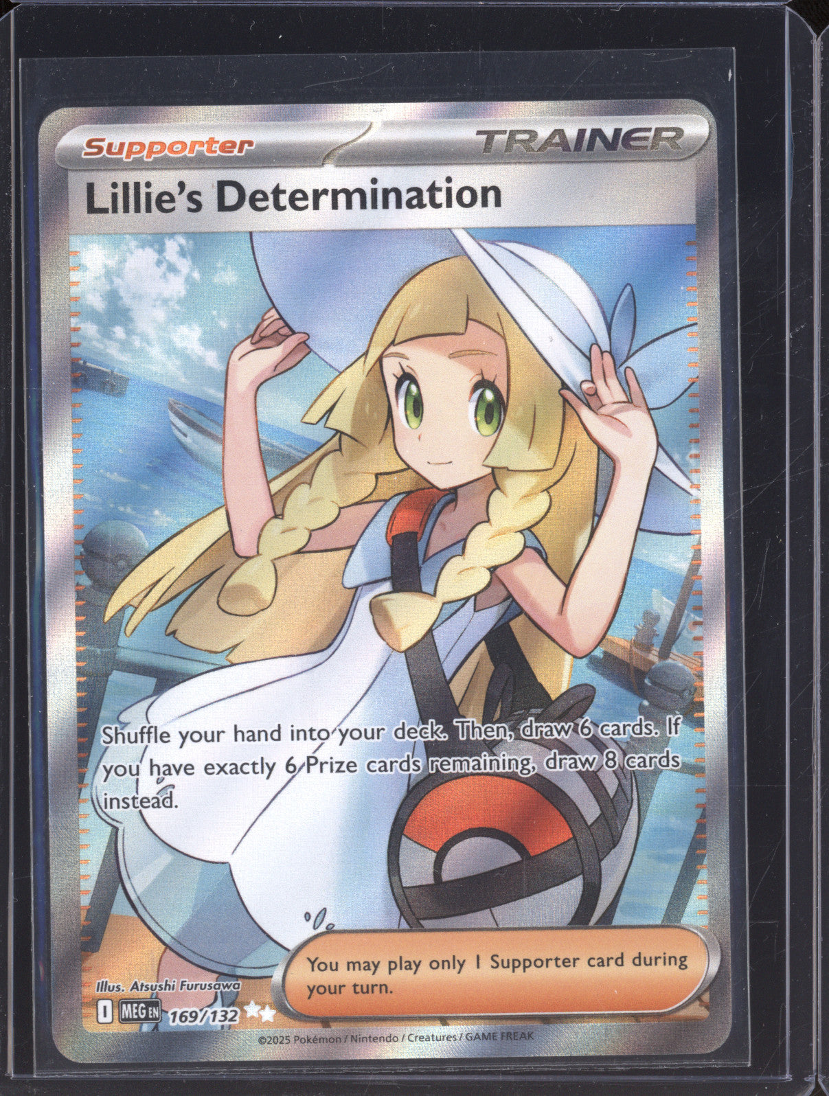 2025 Pokemon Mega Evolution 169/132 Lillie's Determination Ultra Rare