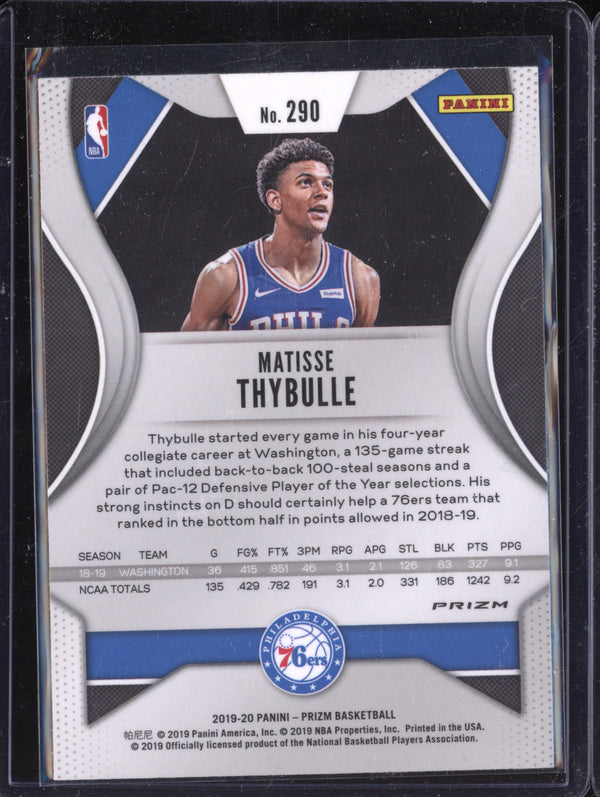 Matisse Thybulle 2019-20 Panini Prizm 290 Purple Wave RC